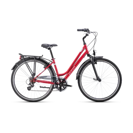 Mestský bicykel CTM FLORENCE matná bordová