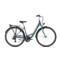 Mestský bicykel CTM NANCY matná sivozelená