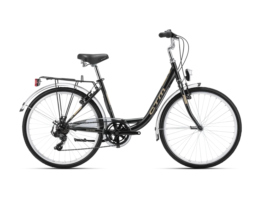 Mestský bicykel CTM OLIVIA 2.0 matná čierna
