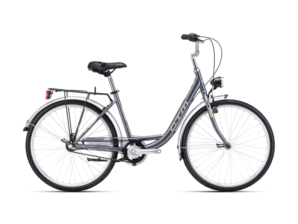 Mestský bicykel CTM OLIVIA 3.0 matná tmavosivá