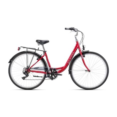 Mestský bicykel CTM RITTA 1.0 matná tmavočervená