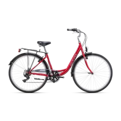 Mestský bicykel CTM RITTA 1.0 matná tmavočervená