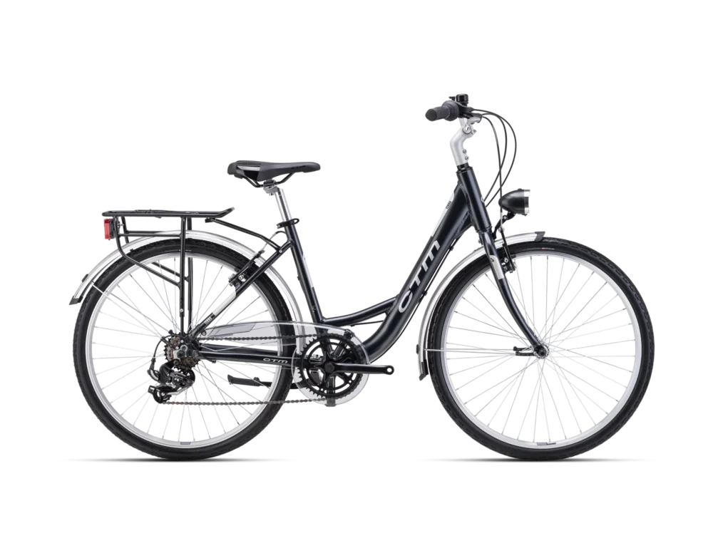 Mestský bicykel CTM TERRA matná čierna